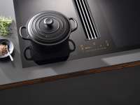 Preview: Miele KMDA 7476 FL  Induktionskochfeld mit integriertem Dunstabzug mit zwei extra großen PowerFlex XL-Kochbereichen und flächenbündigem Dunstabzug